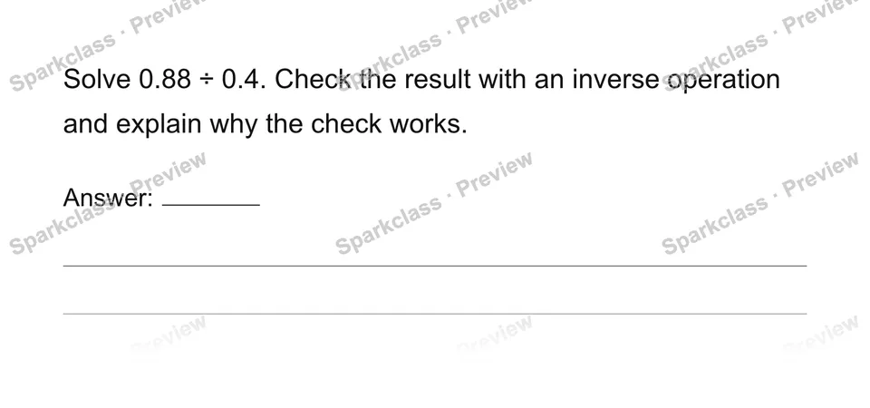 Compute with multi-digit decimals — Grade 6 problem preview