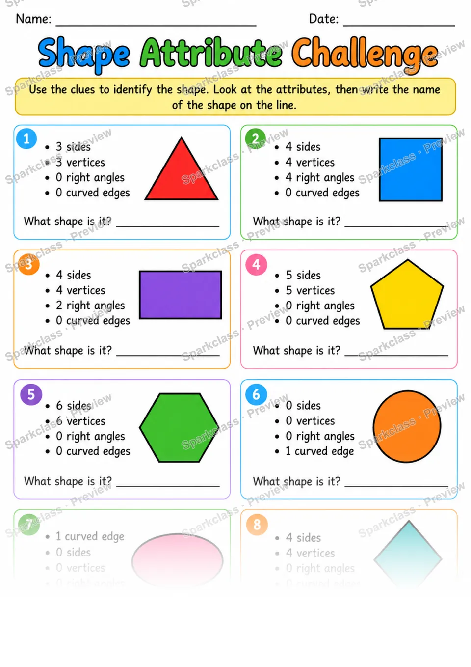 2.G.A.3 · Share The Treats Variant — Grade 2 worksheet preview