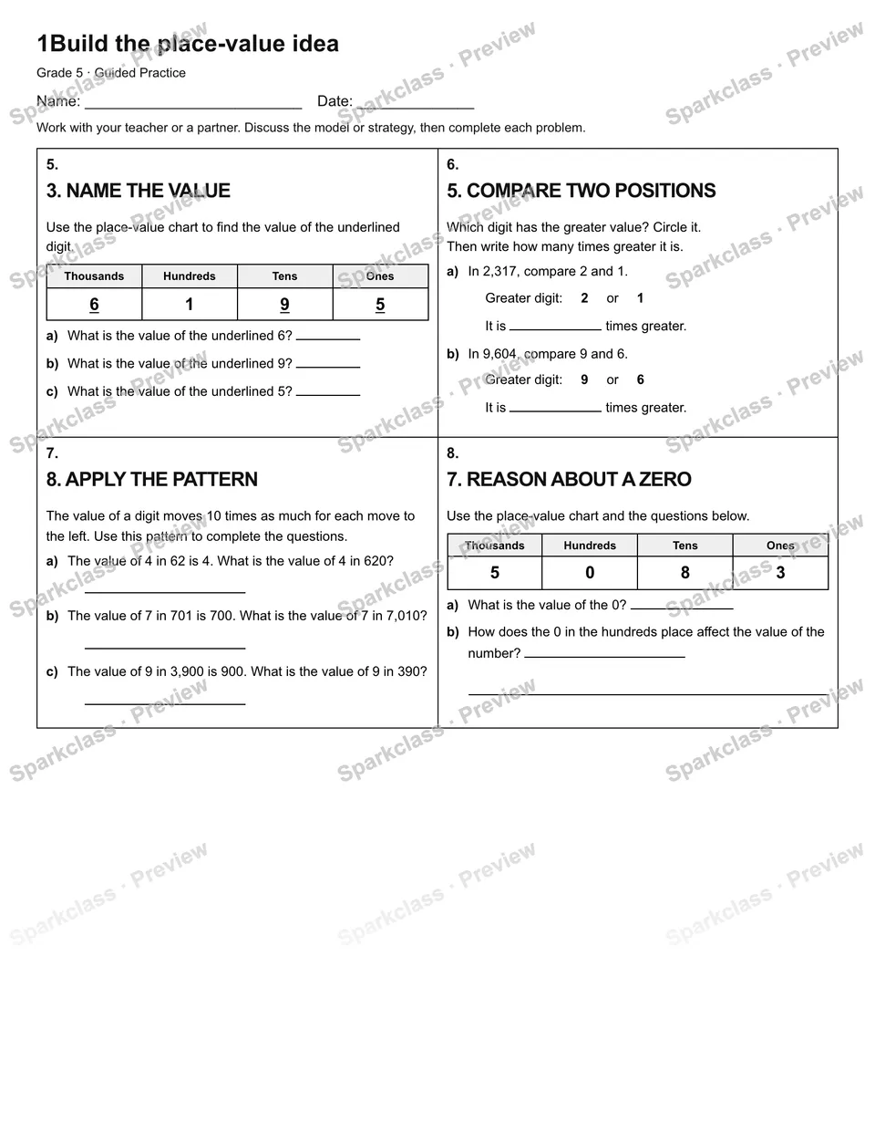1Build the place-value idea — Guided Practice — page 2