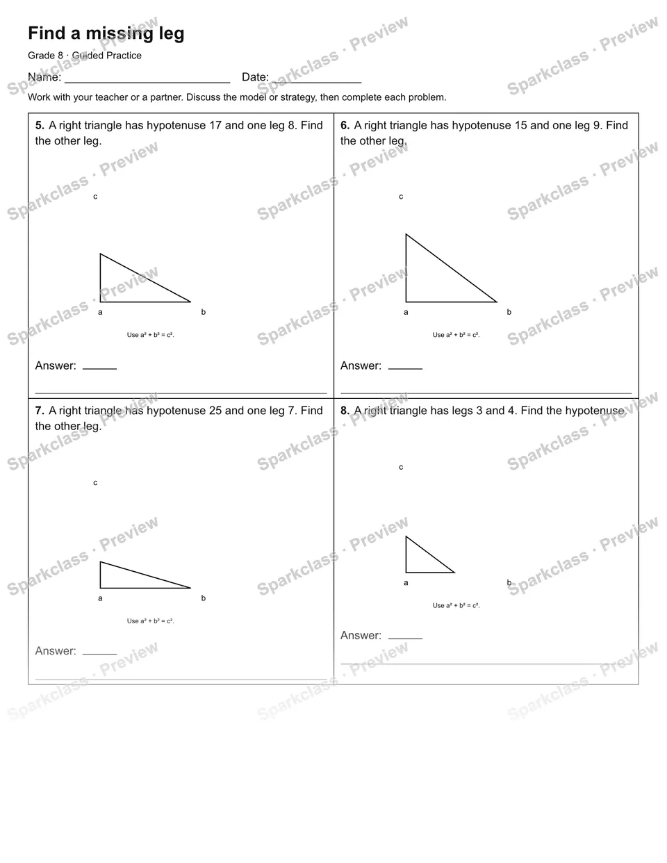 Find a missing leg — Guided Practice — page 2