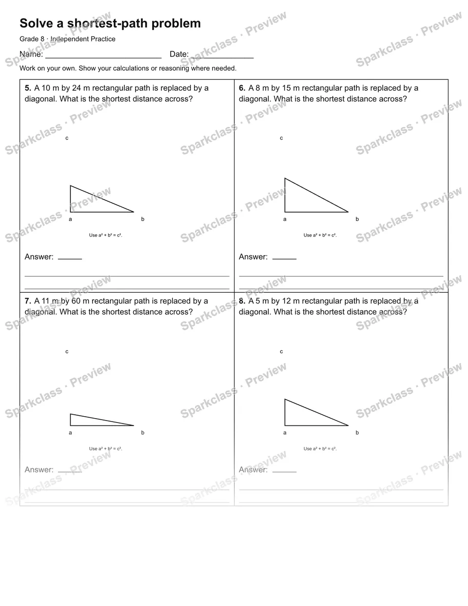 Solve a shortest-path problem — Independent Practice — page 2
