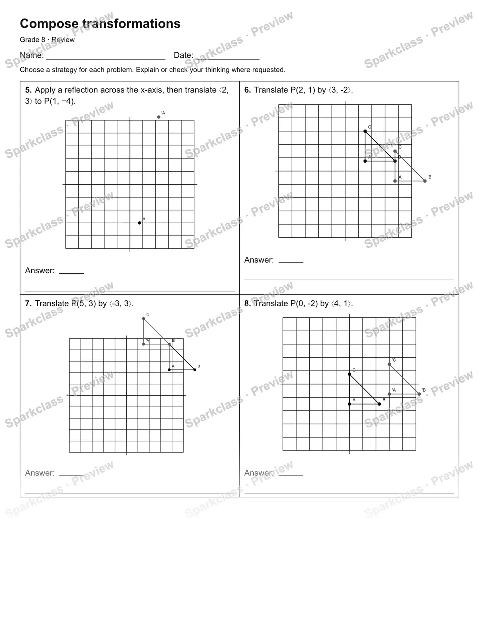 Compose transformations — Review — page 2