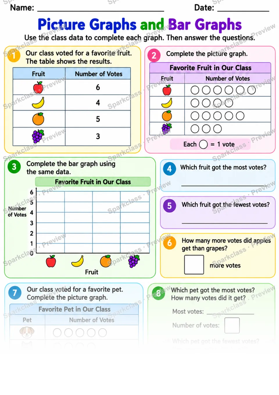 2.MD.D.10 · Graph Guided — Grade 2 worksheet preview