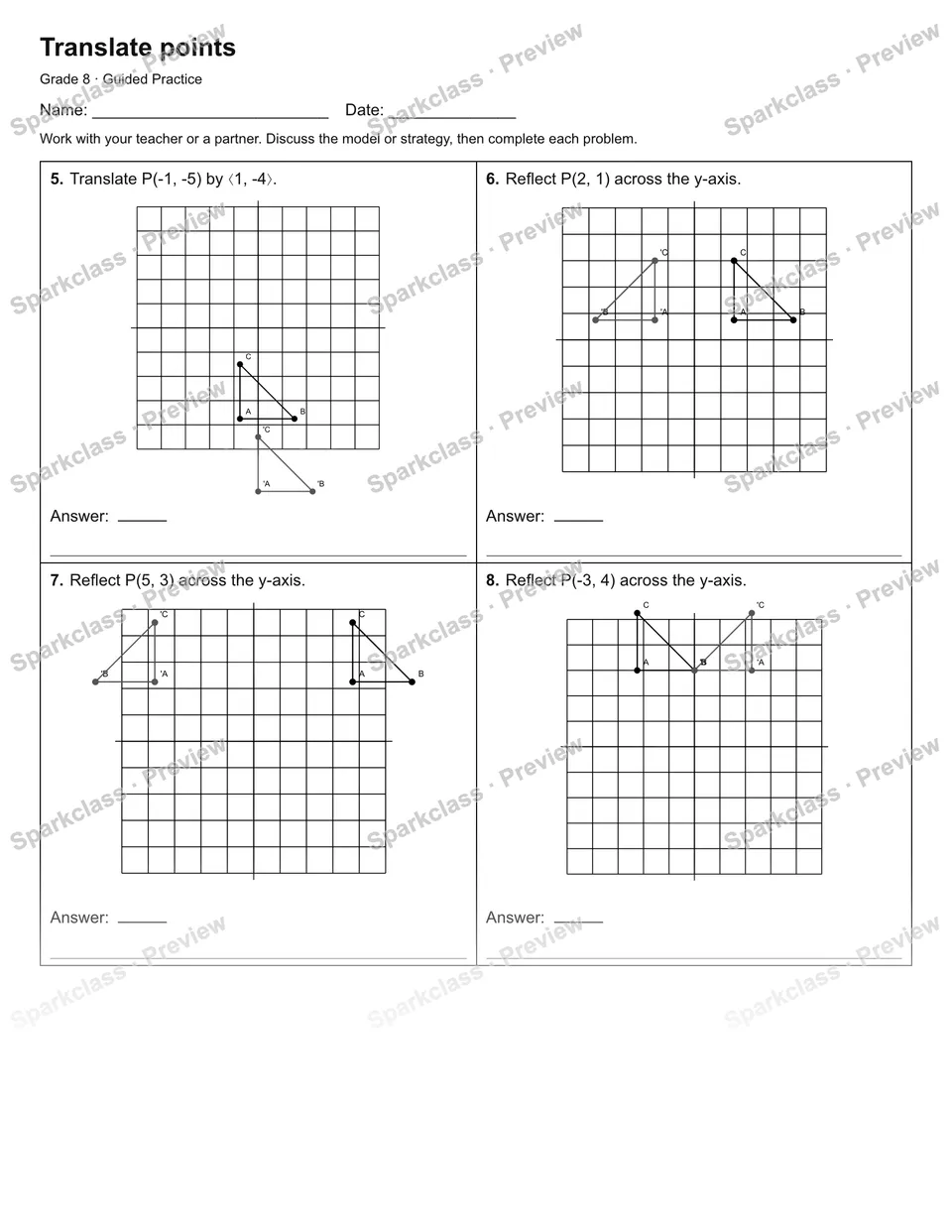 Translate points — Guided Practice — page 2