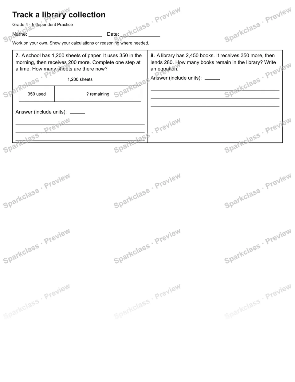 Track a library collection — Independent Practice — page 2