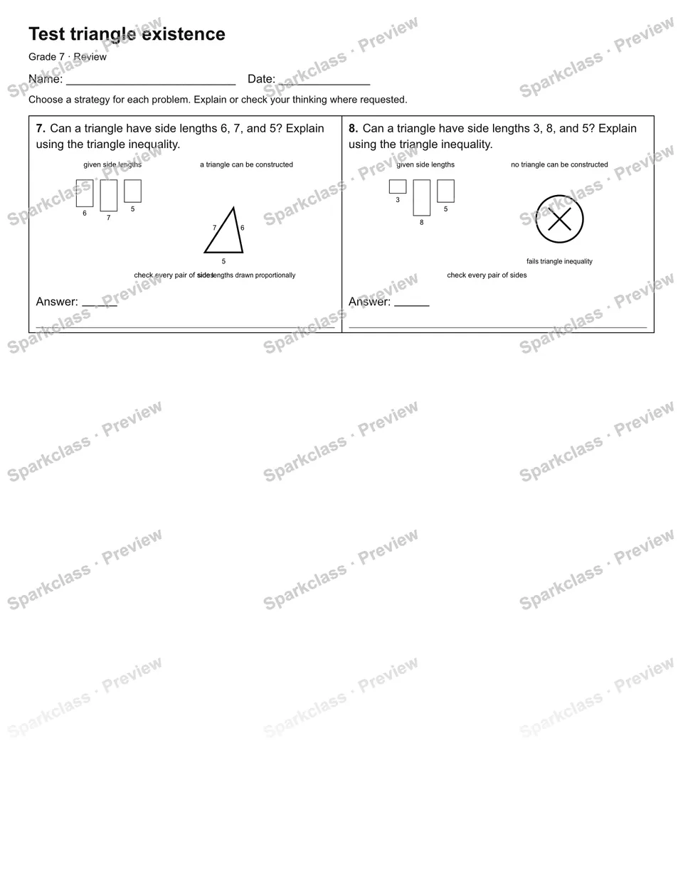 Test triangle existence — Review — page 2
