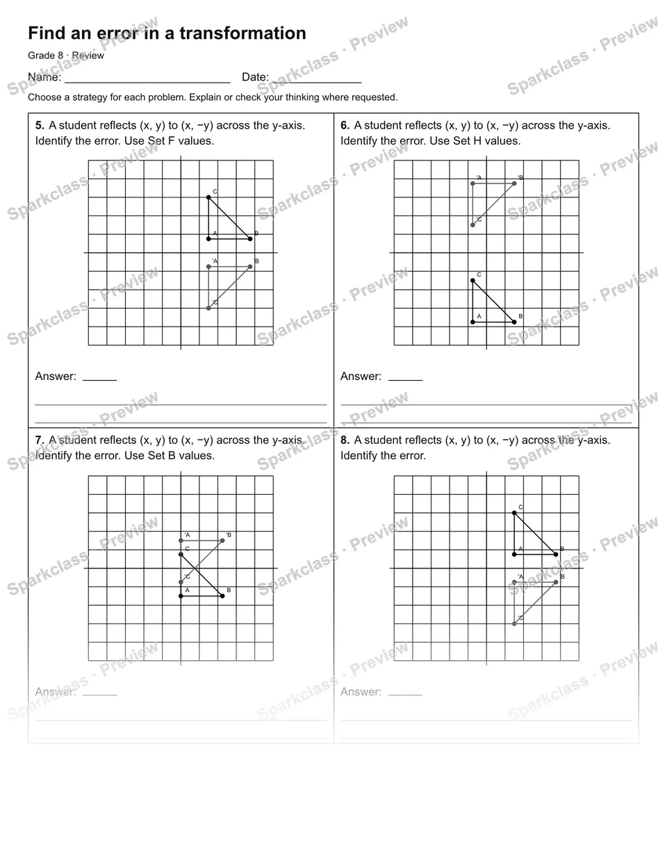 Find an error in a transformation — Review — page 2