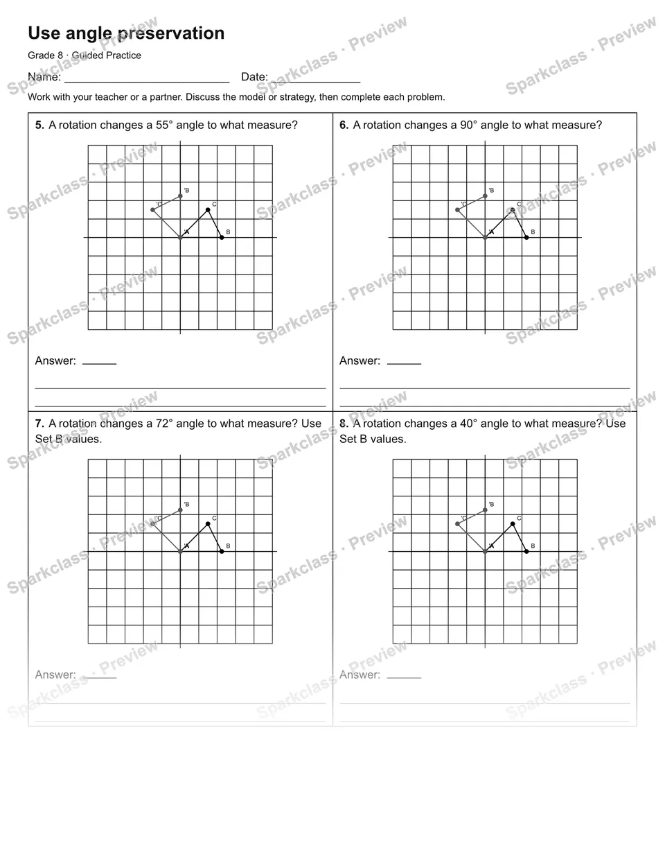 Use angle preservation — Guided Practice — page 2