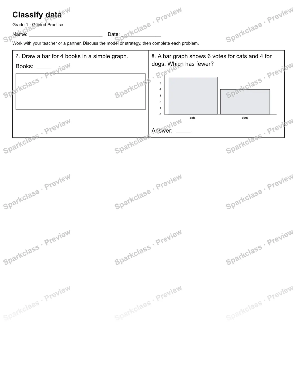 Classify data — Guided Practice — page 2