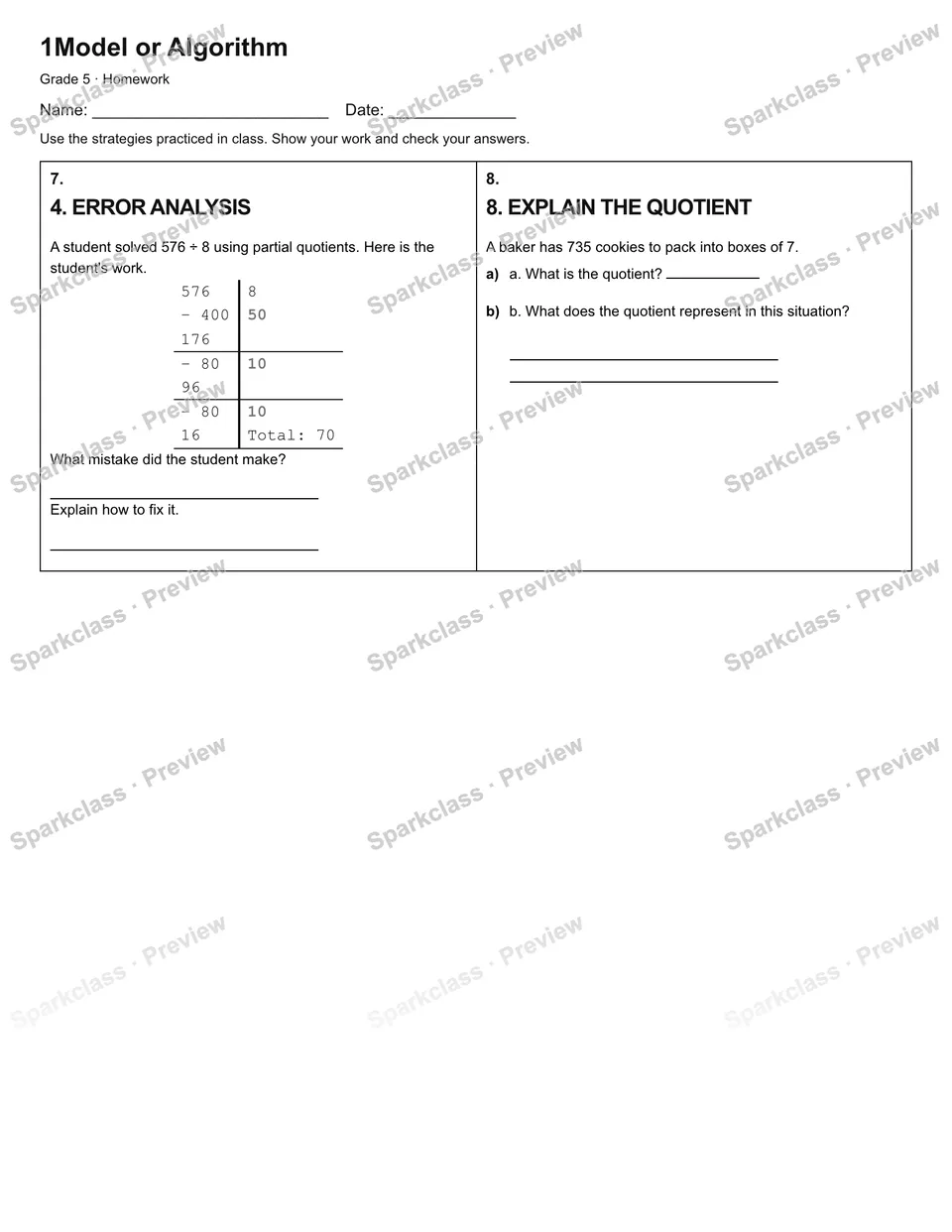 1Model or Algorithm — Homework — page 2