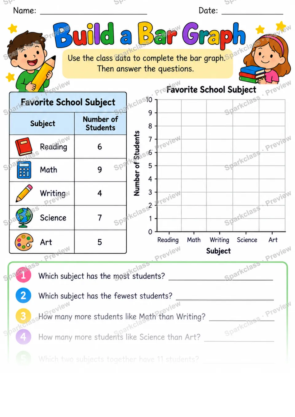 2.OA.A.1 · Story Problems Reinforcement — Grade 2 worksheet preview